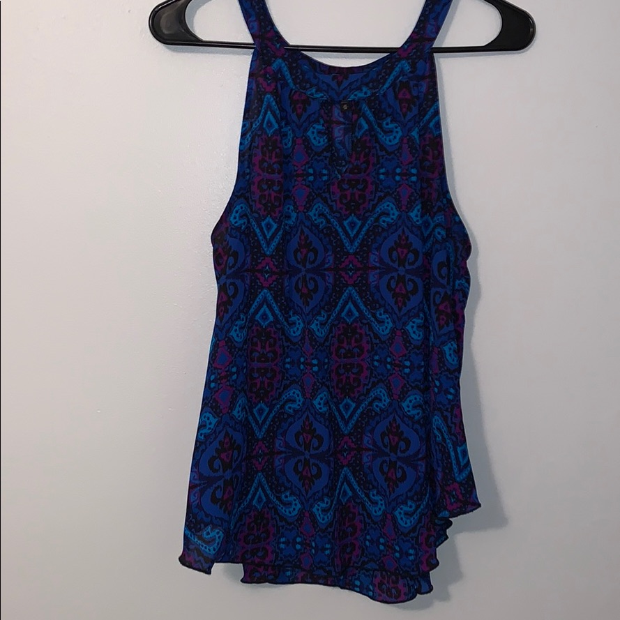 Express Flowy Patterned Top